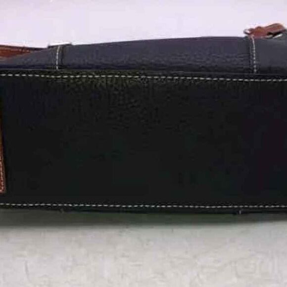 Dooney & Bourke Shoulder Bag Black Lexington  Leather Black Purse Handbag Tote - Picture 7 of 10